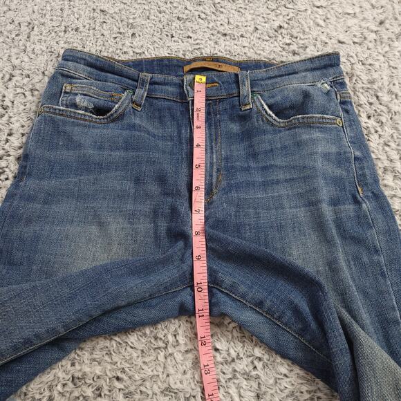 Joes Jeans Womens 27 Blue High Rise Skinny Normcore Stretch Denim Distressed - Picture 7 of 10